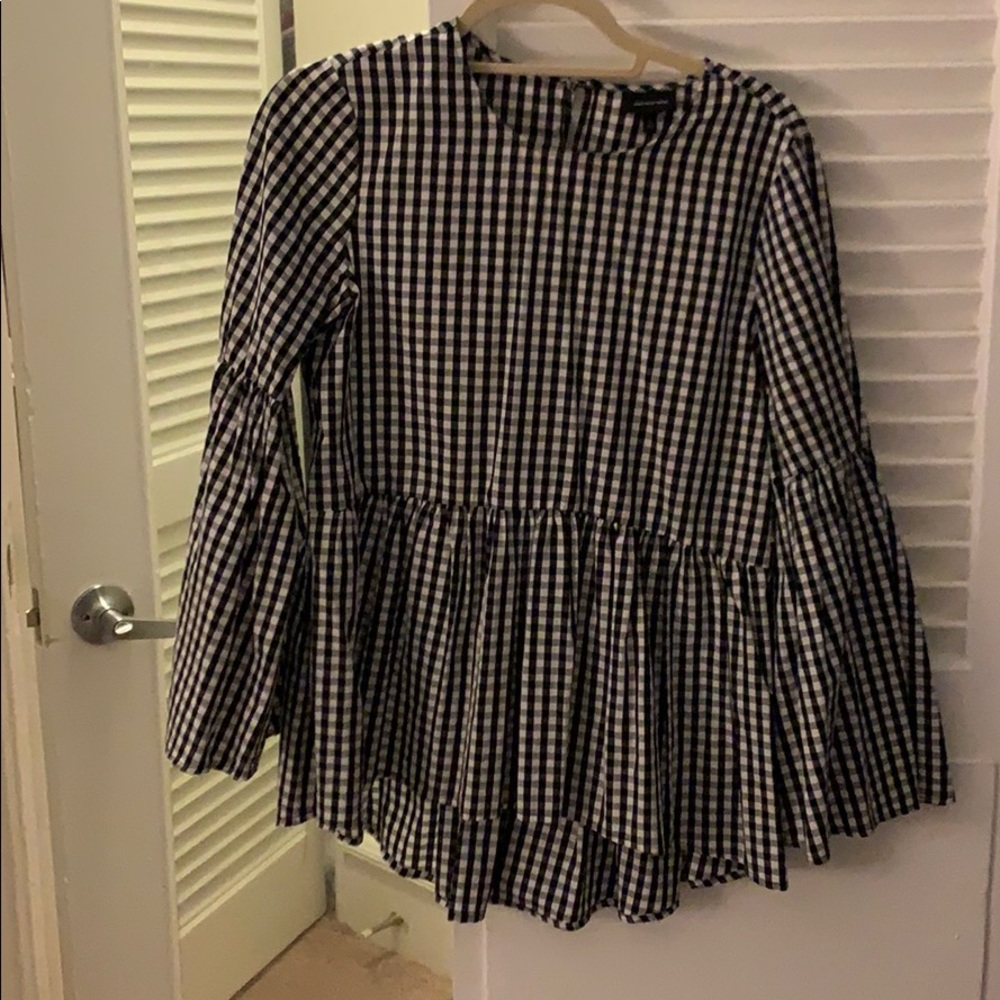 Who what wear gingham blouse